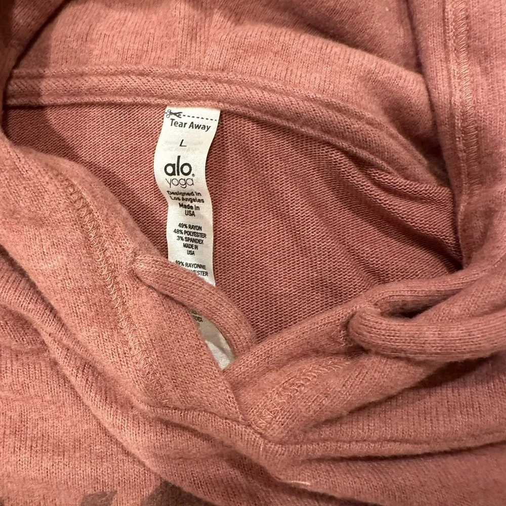 ALO Yoga Women's Brick dusty pink -red Hoodie